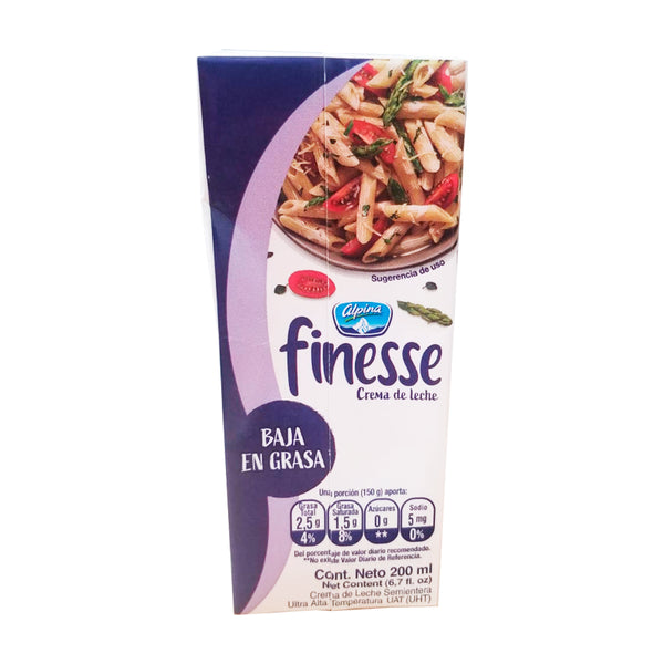 CREMA LECHE ALPINA FINESSE 200G